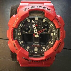 Casio G-shock Japanese Limited Red Watch